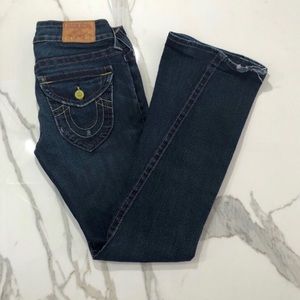 TRUE RELIGION Joey Stretch Jeans Dark Wash 27